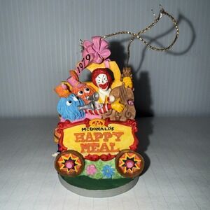 Vintage McDonald's Christmas Ornament "Happy Holiday Meal", 1979 (1996)